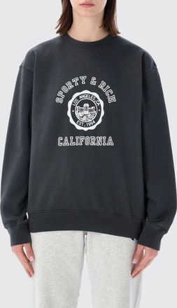 Sporty & Rich Felpa a girocollo con logo Sporty & Rich