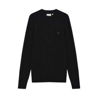 Lyle & Scott Chaleco de cremallera completa de algod&oacute;n y merino - Knitwear - Hombre - Negro - XL