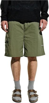 Pop Trading Company Hombre, Pantalones cortos, Verde, Talla: L