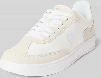 Tommy Hilfiger Low Top Sneaker mit Echtleder-Applikationen Modell HERITAGE in Weiss, Größe 37