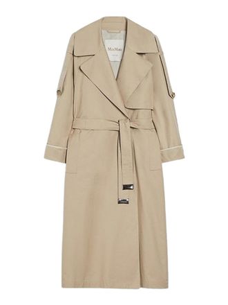 Max Mara Trench Utrenchover In Twill Antigoccia
