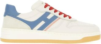 Hogan MultiColour Leather Trainers with Side H - female - Hogan - Sneakers - White - 4 1/2 UK - Shoes