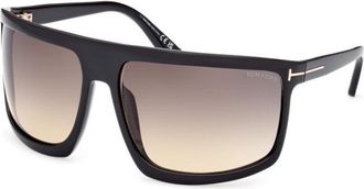 Tom Ford FT1066 01B Shiny Black/Gradient Smoke