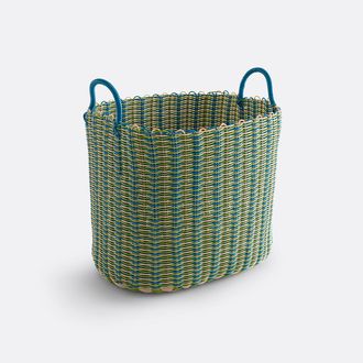 La Redoute Interieurs Gevlochten mand in scoubidou, Myca
