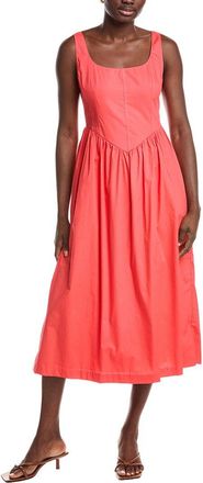 Ellen Tracy Poplin Bustier Dress