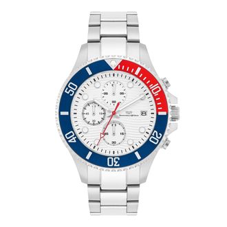 Rhodenwald & Söhne Mens Male Stainless steel Watch 44,0 - Silver - One Size