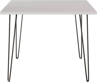OEM Mesa Hairpin 90x90 Cm Para Cocina, Sal&oacute;n, Comedor Gris