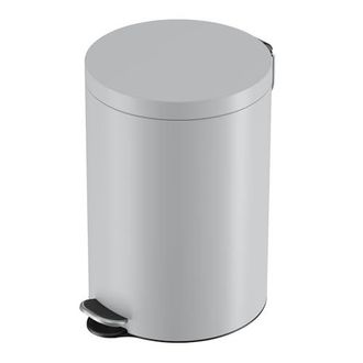 Hailo Selekta By Cubo De Basura Con Pedal Redondo Con Tapa De Cierre Suave, Capacidad De 20 L, Cubo Interior Extra&iacute;ble, Chapa De Acero, Para Ba&ntilde;o Y Cocina, 