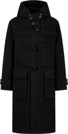 TOMBOY Boucl&eacute; duffeljas met capuchon - Zwart