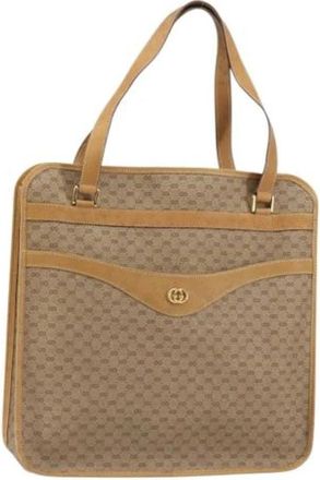 Gucci Pre-owned Plastic Tote - Dames - Vintage Shopper - Beige - ONE Size - Vintage