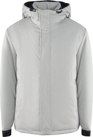 Iceberg effen grijze jas met capuchon