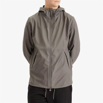 Rains Storm Breaker Jacket In Grey