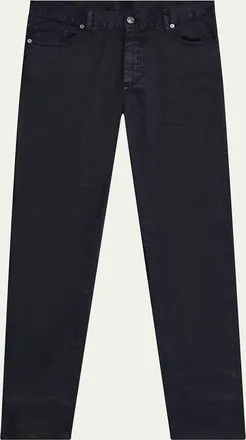 Ermenegildo Zegna Mens City Comfort Linen and Cotton Five-Pocket Pants