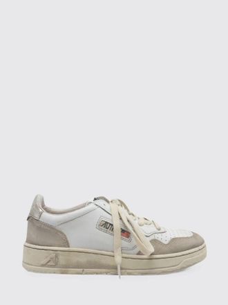 Autry Sneakers Medalist Low Super Vintage in pelle bicolore con effetto usurato