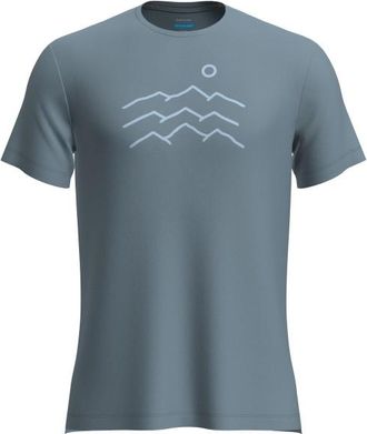 Icebreaker Merino 125 Cool-Lite Sphere S/S Across Merinoshirt f&uuml;r Herren | grau