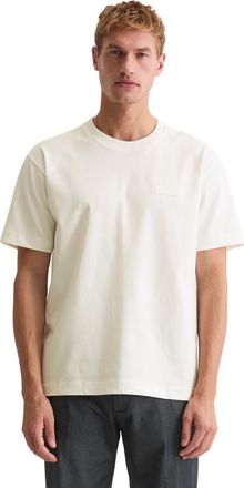 Marc O'Polo T-Shirt MARC OPOLO, Herren, Gr. XXL, silky wei&szlig;, Jersey, Obermaterial: 100% Baumwolle, Rundhals, Shirts T-Shirt