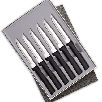 Rada 6 Piece Serrated Steak Knives Set with Gift Box