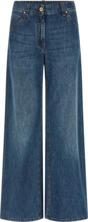 Brunello Cucinelli Blue Wide leg jeans
