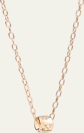 POMELLATO Iconica 18K Rose Gold Diamond Pendant Necklace