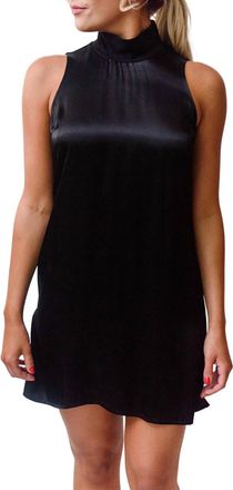 Nation Ltd Jett Mock Neck Dress In Black