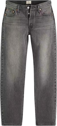 Levi's Straight Jeans - Dames - Regular Fit Jeans - Grijs - W28 L34 - Jeans