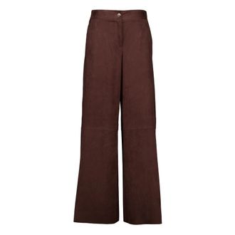 Nenette Dames, Broeken, Bruin, Maat: 2XS