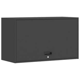 vidaXL Armario De Pared Para El Garaje Negro 90 X 40 X 53 Cm Vidaxl