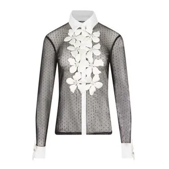 Anne Fontaine Terra Shirt in Black at Nordstrom, Size 40 Eu