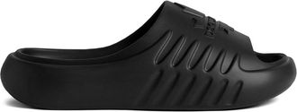 Dsquared2 logo-embossed slides - unisex - Polyethylene vinyl acetate (PEVA)/Polyethylene vinyl acetate (PEVA)/Polyethylene vinyl acetate (PEVA)