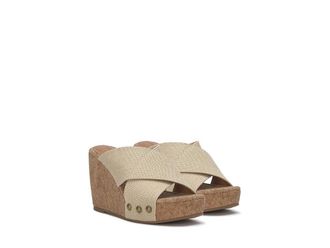 Lucky Brand Valmai Womens Sandals Natural : 9.5 M, Suede