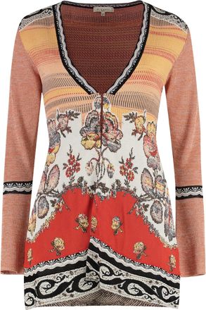 Etro Jacquard Knit Cardigan