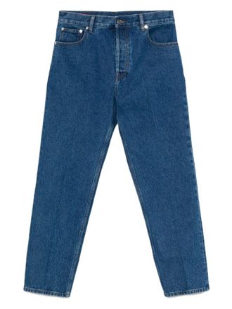 Gucci Blue Slim fit denim cotton jeans