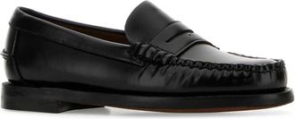Sebago Womens Loafer Black Leather