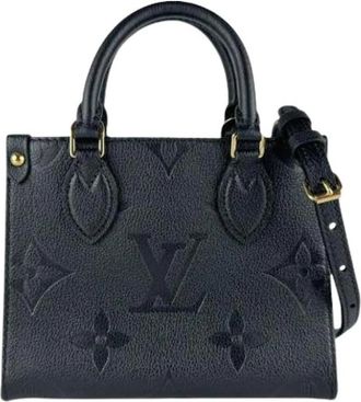 Louis Vuitton Pre-owned Monogram Empreinte Mini Bag - Dames - Vintage Mini Tas - Zwart - ONE Size - Leer - Vintage