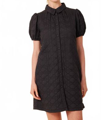 Dolce Cabo Quilted Dress In Black