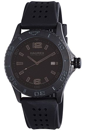 Haurex Mens Factor Black Dial Watch - One Size