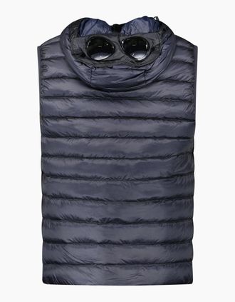 C.P. Company Mens CP Company Goggle Down Gilet in Navy - Size: 42/Regular