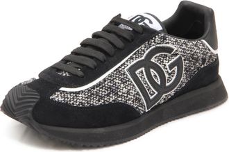Dolce & Gabbana Cs 2288 Ap 452 89690 Sneaker - Heren - Sneakers - Zwart - 42 EU - Wol - Schoenen