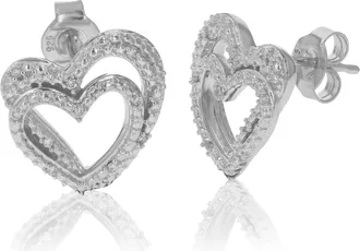 Vir Jewels 1/10 cttw Lab Grown Diamond Dangle Earrings in Sterling Silver With Push Backs For Women