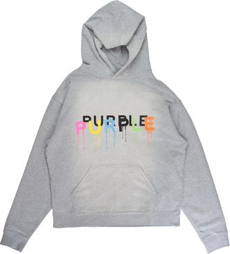 Purple Felpa White con logo - Grigio