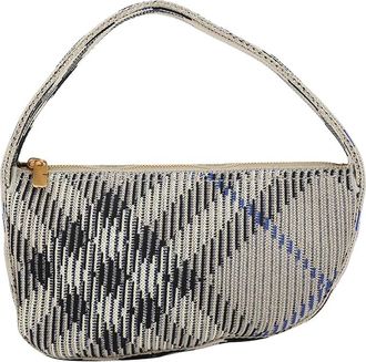 Burberry Brown Nylon Check Mini Bag (Authentic Pre-Loved)