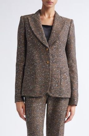 Giambattista Valli Metallic M&eacute;lange Jacket in Black/Yellow at Nordstrom Rack, Size 2 Us / 38 It