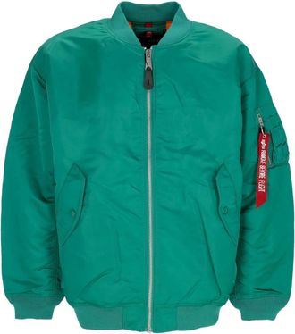 Alpha Industries Kern Jungle Green Bomberjack Dame - Dames - Bomber jackets - Groen - M/L - Jassen