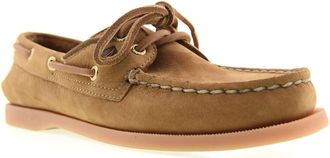 Sperry Top-Sider Authentic 2 Eye Boot Leren Dames Tan Bootschoenen