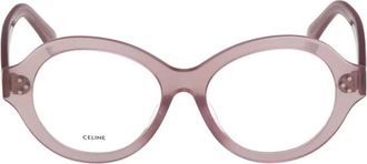 Celine Oval Full Rim Eyeglasses - Rose