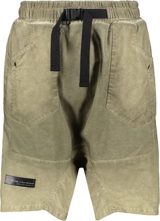 ISO.POETISM Cotton Bermuda Shorts - Heren - Korte Broeken - Groen - L - Katoen - Korte Broeken