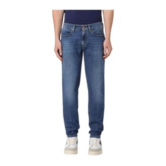 Jeckerson Heren, Jeans, Blauw, Maat: W38 Denim