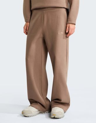 The North Face pantaloni wide Pintado in granato-Marrone