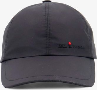 Kiton Ciro Paone Cappello in nylon con logo ricamato frontale - KITON CIRO PAONE - gender_Man
