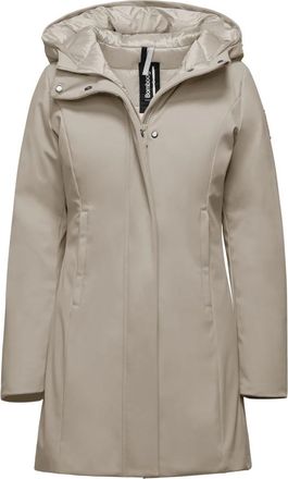 Bomboogie Dames, Mantels, Beige, Maat: XL Leer